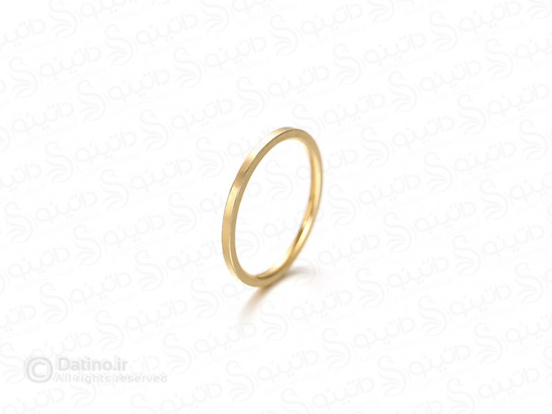 عکس حلقه زنانه طرح باریک کلاسیک 20108 - انواع مدل حلقه زنانه طرح باریک کلاسیک 20108