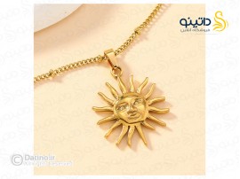 گردنبند زنانه طرح خورشید 20109