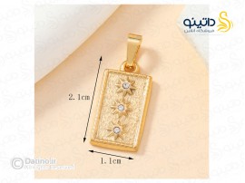 گردنبند زنانه طرح سه خورشید 20115