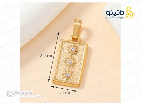 عکس گردنبند زنانه طرح سه خورشید 20115 - انواع مدل گردنبند زنانه طرح سه خورشید 20115