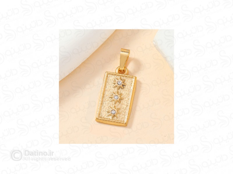 عکس گردنبند زنانه طرح سه خورشید 20115 - انواع مدل گردنبند زنانه طرح سه خورشید 20115