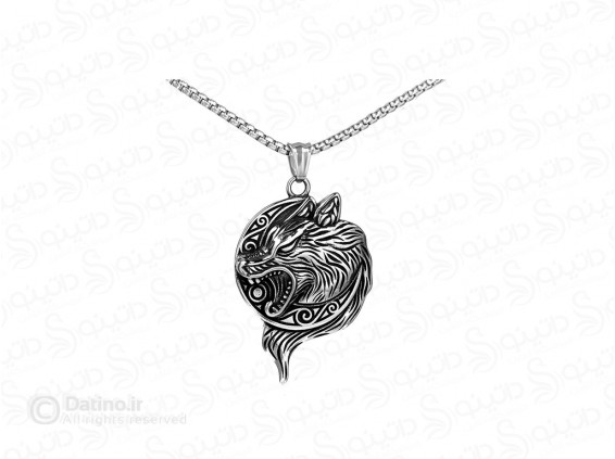 عکس گردنبند طرح گرگ اسکاندیناوی 20120 - انواع مدل گردنبند طرح گرگ اسکاندیناوی 20120