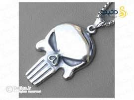 گردنبند مردانه هیپ هاپ طرح جمجمه 20123