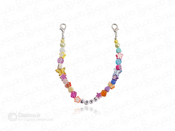 عکس آویز بند کفش مهره ای زنانه طرح LOVE فانتزی 20150 - انواع مدل آویز بند کفش مهره ای زنانه طرح LOVE فانتزی 20150