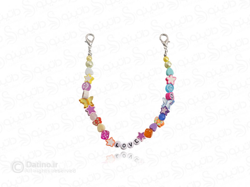 عکس آویز بند کفش مهره ای زنانه طرح LOVE فانتزی 20150 - انواع مدل آویز بند کفش مهره ای زنانه طرح LOVE فانتزی 20150