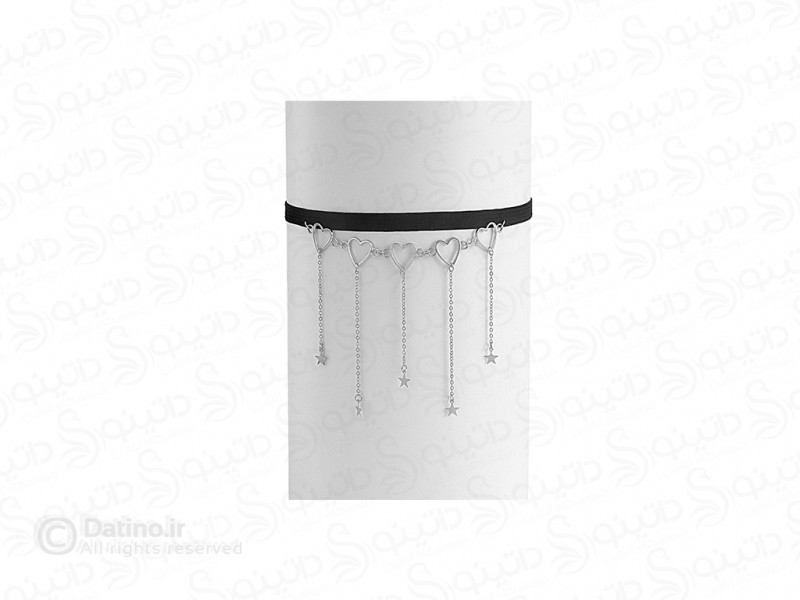 عکس زنجیر ران زنانه طرح آویز قلب و ستاره 20158 - انواع مدل زنجیر ران زنانه طرح آویز قلب و ستاره 20158