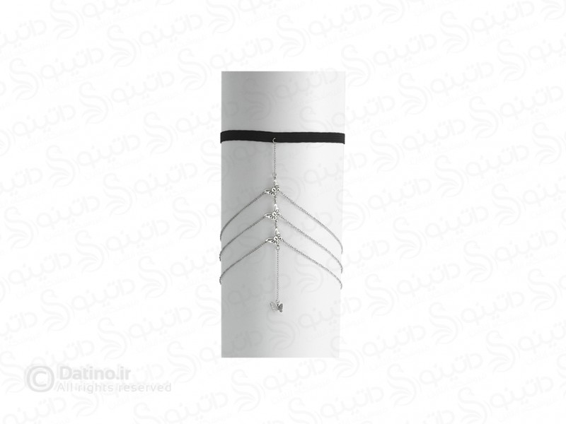 عکس زنجیر ران زنانه چند لاین طرح آویز پروانه 20160 - انواع مدل زنجیر ران زنانه چند لاین طرح آویز پروانه 20160