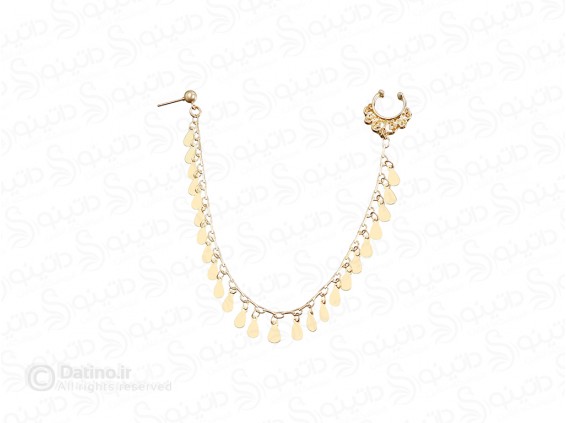 عکس پیرسینگ بینی زنجیردار طرح آویز قطره آب 20167 - انواع مدل پیرسینگ بینی زنجیردار طرح آویز قطره آب 20167