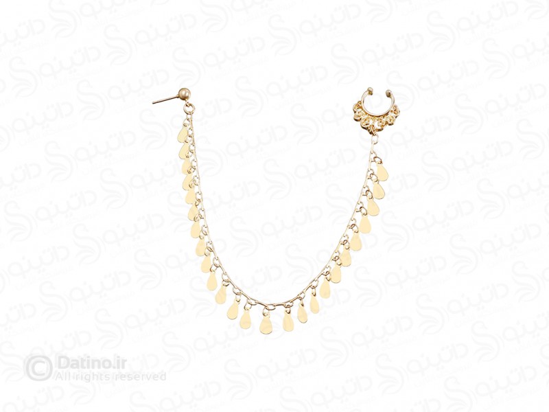 عکس پیرسینگ بینی زنجیردار طرح آویز قطره آب 20167 - انواع مدل پیرسینگ بینی زنجیردار طرح آویز قطره آب 20167