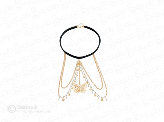 عکس زنجیر ران زنانه طرح پروانه 20169 - انواع مدل زنجیر ران زنانه طرح پروانه 20169