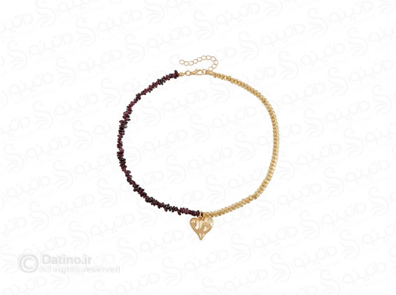 عکس گردنبند زنانه لوکس طرح قلب فانتزی 20174 - انواع مدل گردنبند زنانه لوکس طرح قلب فانتزی 20174