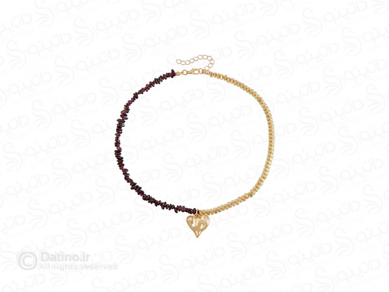 عکس گردنبند زنانه لوکس طرح قلب فانتزی 20174 - انواع مدل گردنبند زنانه لوکس طرح قلب فانتزی 20174