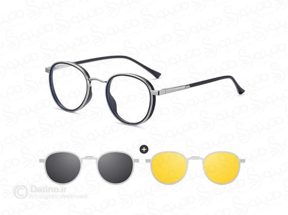 عکس فریم عینک اسپرت طبی مگنتی آفتابی پلاریزه تاشو بسته 2 لنز طرح بیضی 20180 - انواع مدل فریم عینک اسپرت طبی مگنتی آفتابی پلاریزه تاشو بسته 2 لنز طرح بیضی 20180