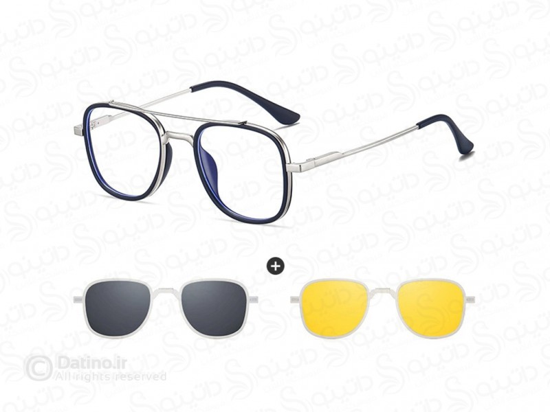 عکس فریم عینک اسپرت طبی مگنتی آفتابی پلاریزه تاشو بسته 2 لنز طرح کلاسیک 20181 - انواع مدل فریم عینک اسپرت طبی مگنتی آفتابی پلاریزه تاشو بسته 2 لنز طرح کلاسیک 20181