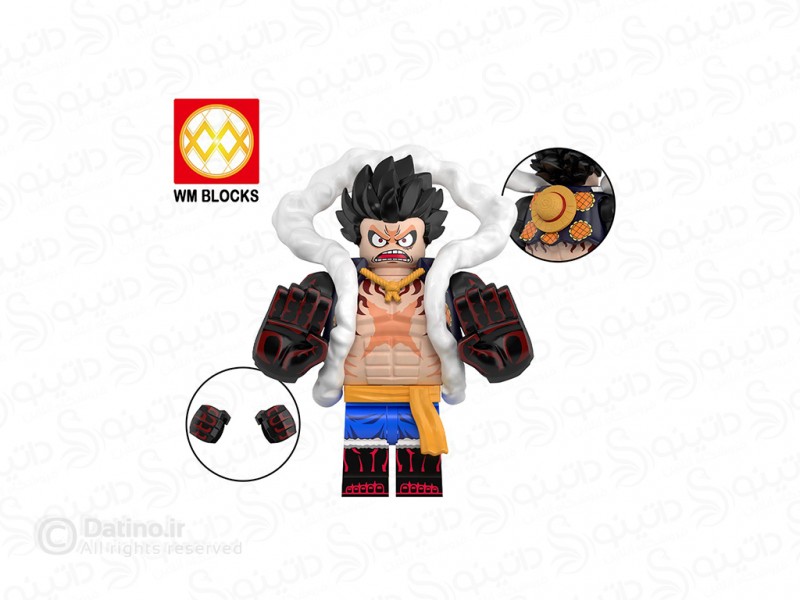 عکس مینی فیگور لوفی خشمگین انیمه وان پیس WM2808 - انواع مدل مینی فیگور لوفی خشمگین انیمه وان پیس WM2808