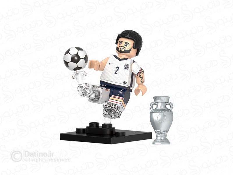عکس مینی فیگور کایل واکر با لباس تیم ملی انگلیس GH0649 - انواع مدل مینی فیگور کایل واکر با لباس تیم ملی انگلیس GH0649