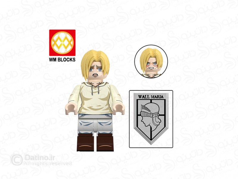 عکس مینی فیگور آنی لئون هارت با سپر انیمه حمله به تایتان WM2890 - انواع مدل مینی فیگور آنی لئون هارت با سپر انیمه حمله به تایتان WM2890