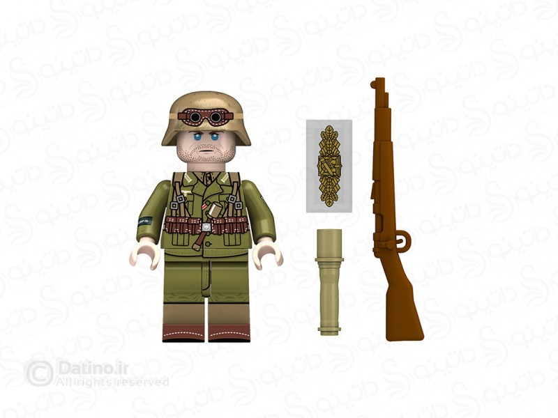 عکس مینی فیگور سرباز تیپ شمال آفریقا N605 - انواع مدل مینی فیگور سرباز تیپ شمال آفریقا N605