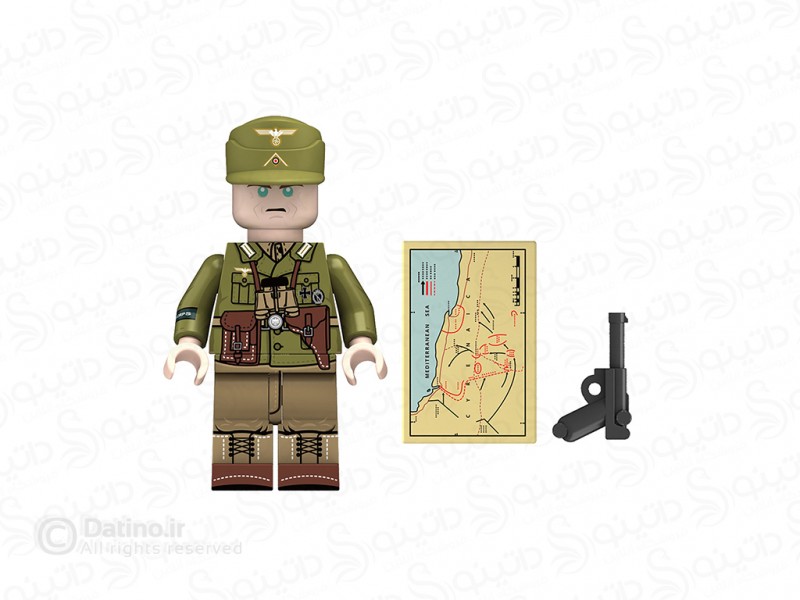 عکس مینی فیگور سرباز عصبانی هنگ شمال آفریقا N608 - انواع مدل مینی فیگور سرباز عصبانی هنگ شمال آفریقا N608