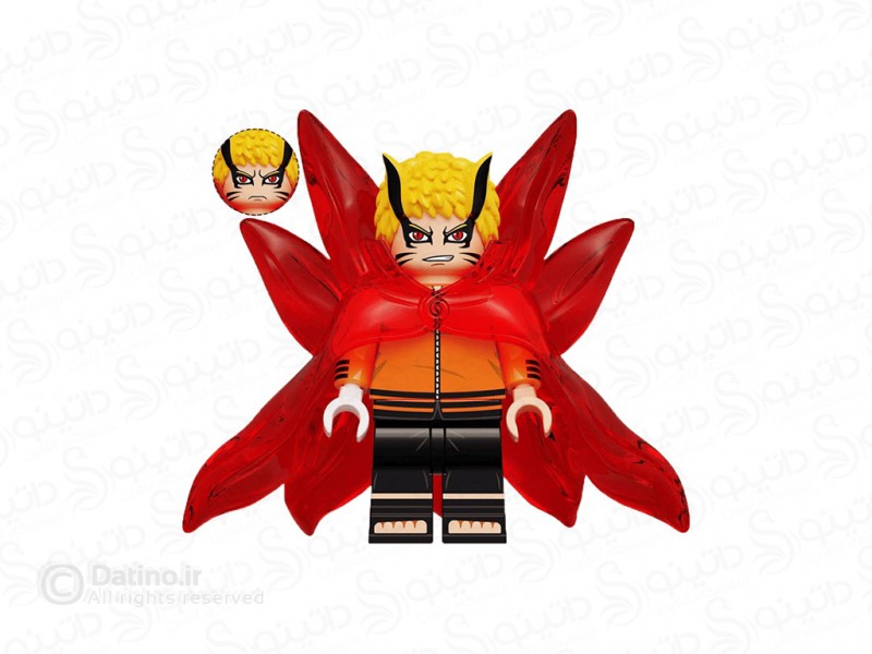 عکس مینی فیگور اوزوماکی ناروتو با چاکرای کیوبی K2256 - انواع مدل مینی فیگور اوزوماکی ناروتو با چاکرای کیوبی K2256