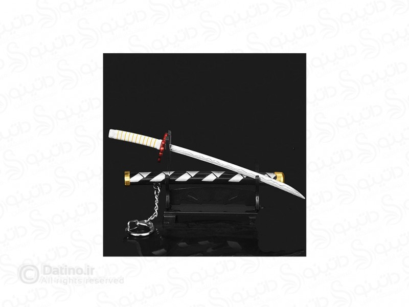 عکس شمشیر هاشیرا شعله تانجیرو 15 سانتی انیمه شیطان کش 20229 - انواع مدل شمشیر هاشیرا شعله تانجیرو 15 سانتی انیمه شیطان کش 20229