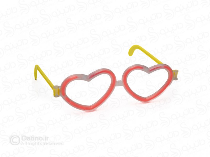 عکس عینک بلک لایت طرح قلب 20304 - انواع مدل عینک بلک لایت طرح قلب 20304