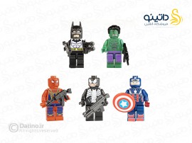 ساختنی شخصیت های مارول مجموعه 12 عددی 20345