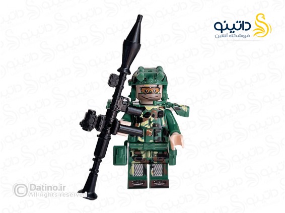 عکس مینی فیگور سرباز نظامی با سلاح آر پی جی QB4 - انواع مدل مینی فیگور سرباز نظامی با سلاح آر پی جی QB4