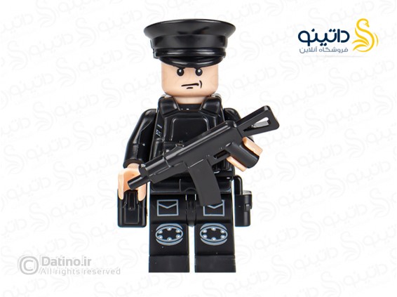 عکس مینی فیگور پلیس عصبانی با سلاح Q3 - انواع مدل مینی فیگور پلیس عصبانی با سلاح Q3