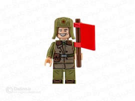 مینی فیگور سرباز خندان با پرچم حمله O1