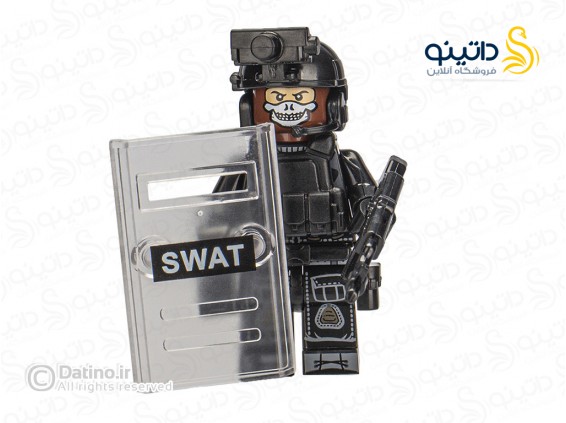 عکس مینی فیگور سرباز نیروی ویژه جدی با ماسک اسکلت و سلاح QA4 - انواع مدل مینی فیگور سرباز نیروی ویژه جدی با ماسک اسکلت و سلاح QA4