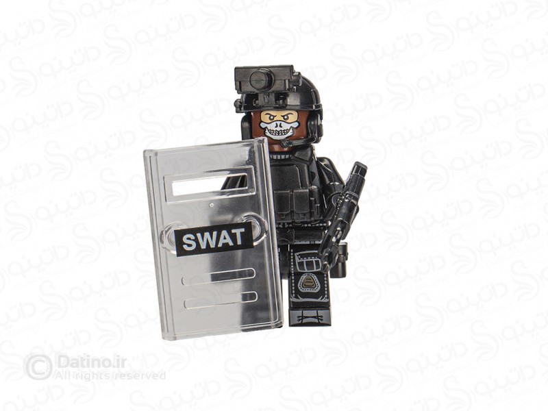 عکس مینی فیگور سرباز نیروی ویژه جدی با ماسک اسکلت و سلاح QA4 - انواع مدل مینی فیگور سرباز نیروی ویژه جدی با ماسک اسکلت و سلاح QA4