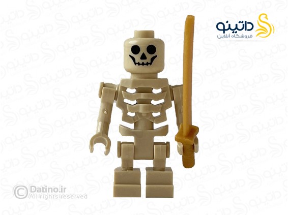 عکس مینی فیگور نینجا اسکلت با شمشیر WB10 - انواع مدل مینی فیگور نینجا اسکلت با شمشیر WB10