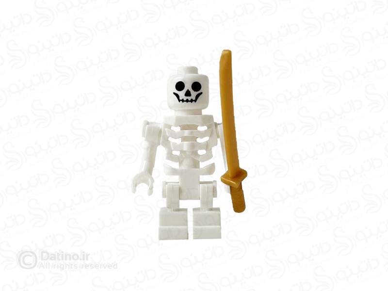 عکس مینی فیگور نینجا اسکلت با شمشیر WB10 - انواع مدل مینی فیگور نینجا اسکلت با شمشیر WB10