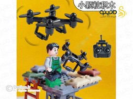 مینی فیگور طرح آدمک با کوادکوپتر و کنترل 20414