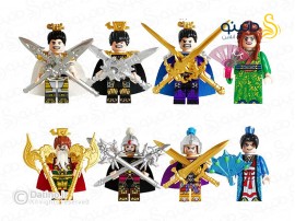 مینی فیگور طرح ژنرال های باستانی سه پادشاهی مجموعه 8 عددی 20416