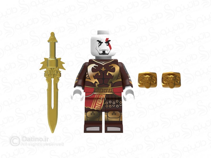 عکس مینی فیگور طرح کریتوس خدای جنگ با زره و شمشیر FT16 - انواع مدل مینی فیگور طرح کریتوس خدای جنگ با زره و شمشیر FT16