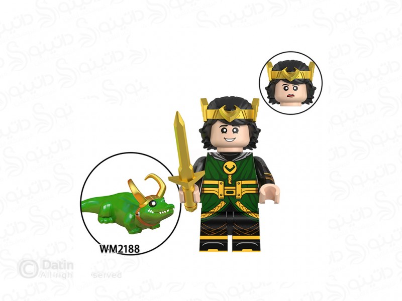 عکس مینی فیگور طرح لوکی بچه مارول GH0522 - انواع مدل مینی فیگور طرح لوکی بچه مارول GH0522