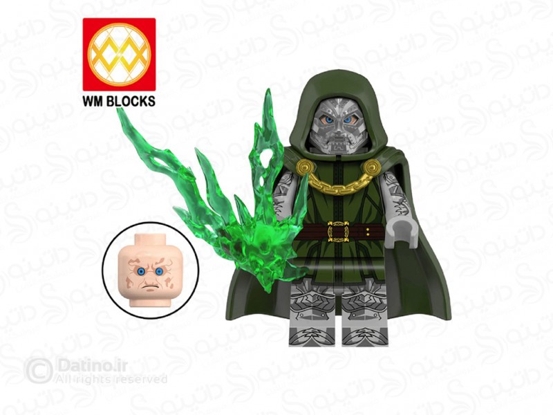 عکس مینی فیگور دکتر دووم با زره و ماسک مارول WM2997 - انواع مدل مینی فیگور دکتر دووم با زره و ماسک مارول WM2997