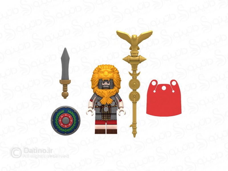 عکس مینی فیگور سرباز پرچمدار رومی باستان با سپر و شمشیر MJQ303 - انواع مدل مینی فیگور سرباز پرچمدار رومی باستان با سپر و شمشیر MJQ303