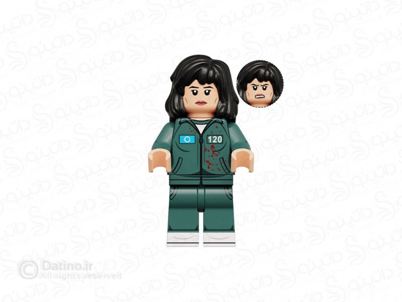 عکس مینی فیگور بازیکن شماره 120 اسکوئید گیم K2271 - انواع مدل مینی فیگور بازیکن شماره 120 اسکوئید گیم K2271