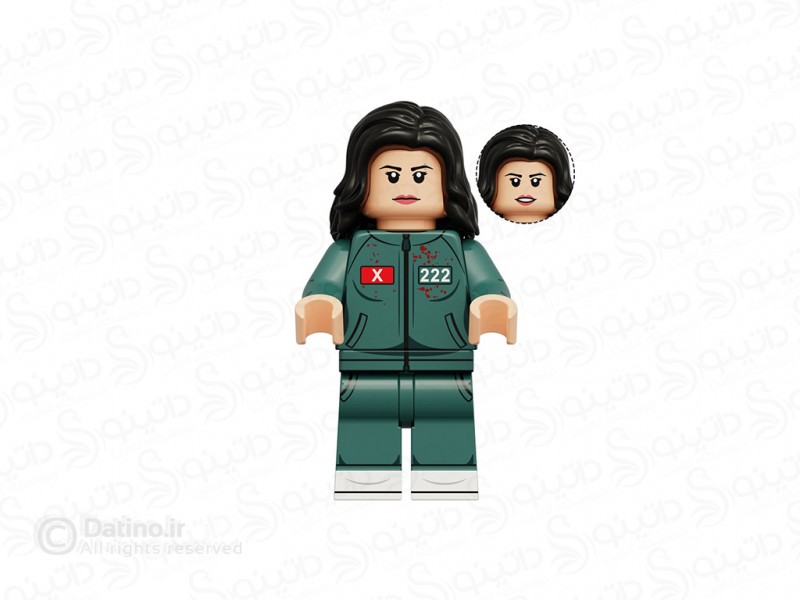 عکس مینی فیگور بازیکن شماره 222 اسکوئید گیم K2276 - انواع مدل مینی فیگور بازیکن شماره 222 اسکوئید گیم K2276