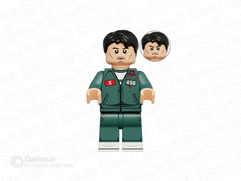 عکس مینی فیگور بازیکن شماره 456 اسکوئید گیم K2272 - انواع مدل مینی فیگور بازیکن شماره 456 اسکوئید گیم K2272