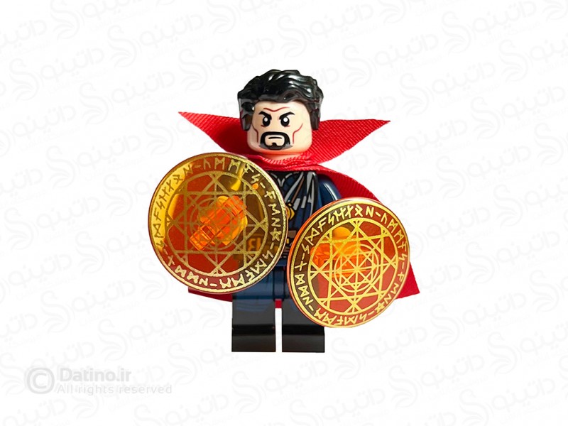عکس مینی فیگور طرح دکتر استرنج با سپر طلایی W026 - انواع مدل مینی فیگور طرح دکتر استرنج با سپر طلایی W026