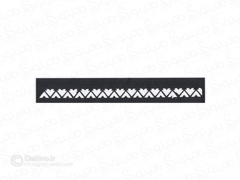 عکس استیکر حنا طرح حاشیه دالبر 20516 - انواع مدل استیکر حنا طرح حاشیه دالبر 20516