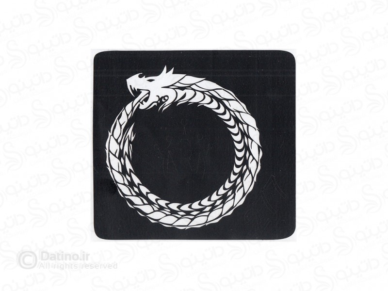 عکس استیکر حنا طرح اژدها 20517 - انواع مدل استیکر حنا طرح اژدها 20517