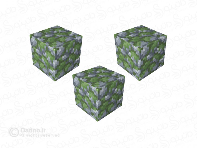 عکس بلوک مغناطیسی ماینکرافت طرح سنگریزه خزه ای مجموعه سه عددی 20527 - انواع مدل بلوک مغناطیسی ماینکرافت طرح سنگریزه خزه ای مجموعه سه عددی 20527