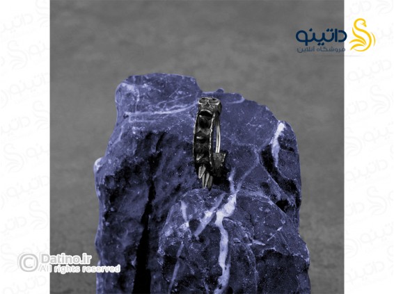 عکس گوشواره استیل طرح رترو حلقه ای 20625 - انواع مدل گوشواره استیل طرح رترو حلقه ای 20625