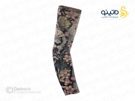 ساق دست طرح تاتو مدل طرح ببر و باغ 20635