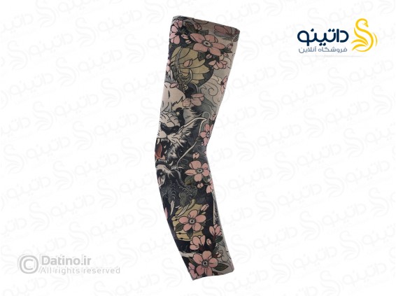 عکس ساق دست طرح تاتو مدل طرح ببر و باغ 20635 - انواع مدل ساق دست طرح تاتو مدل طرح ببر و باغ 20635